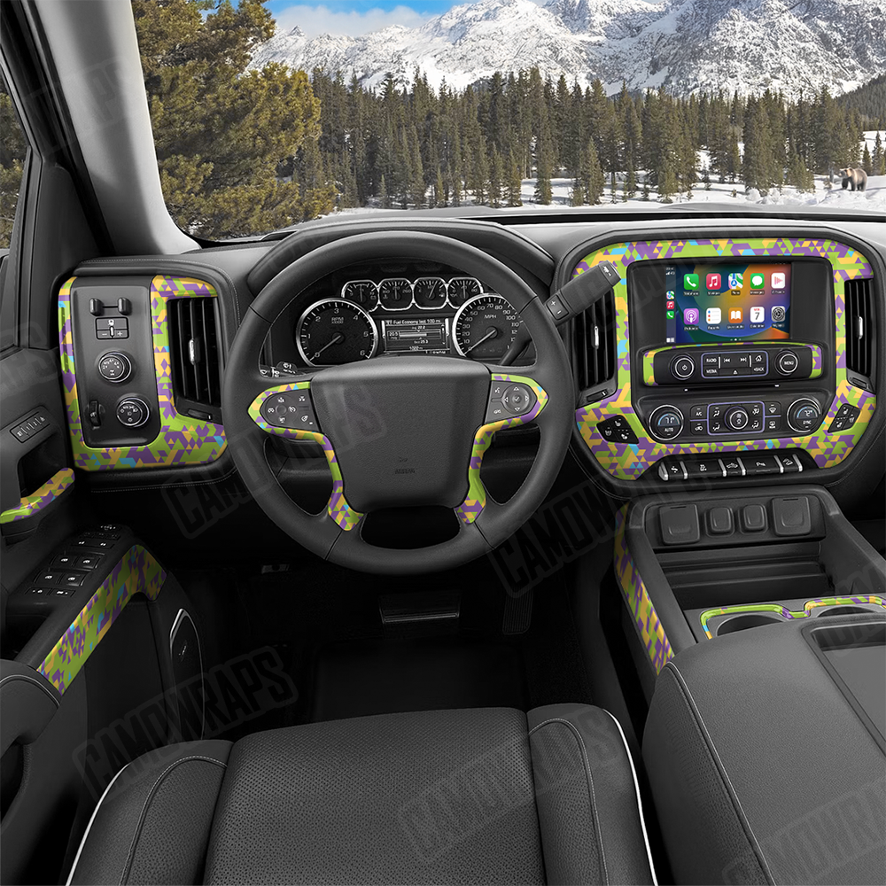 Triangle Carnival Car Interior Skins