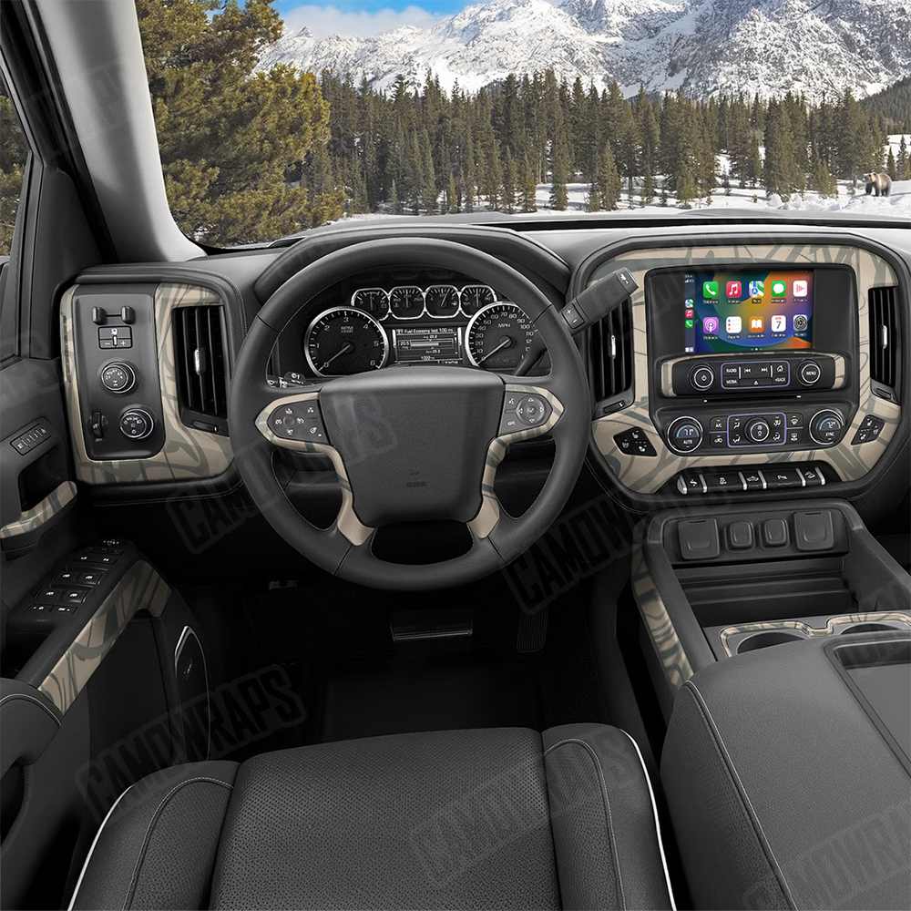 Liquid Smoke Army Car Interior Skins