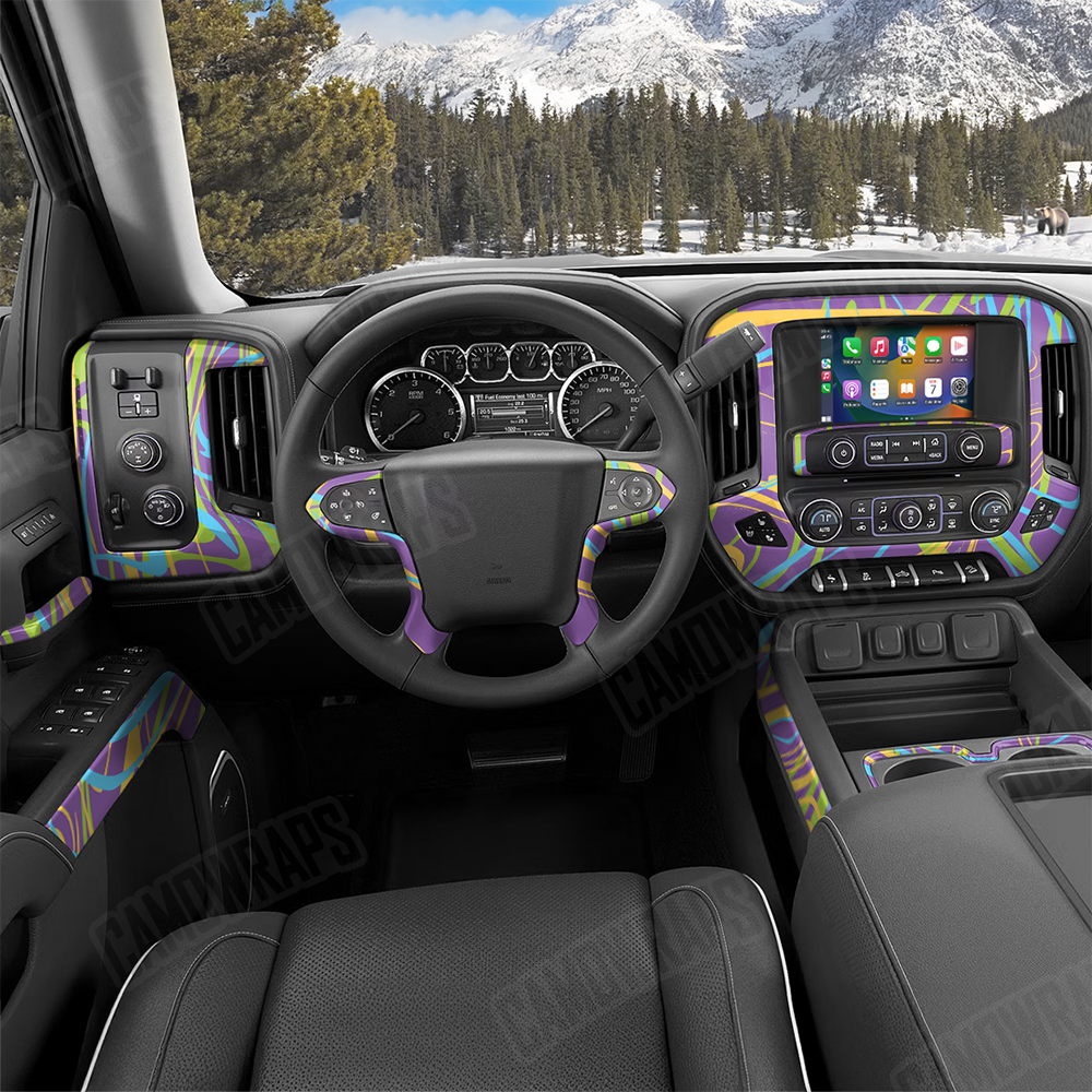 Liquid Smoke Carnival Car Interior Skins