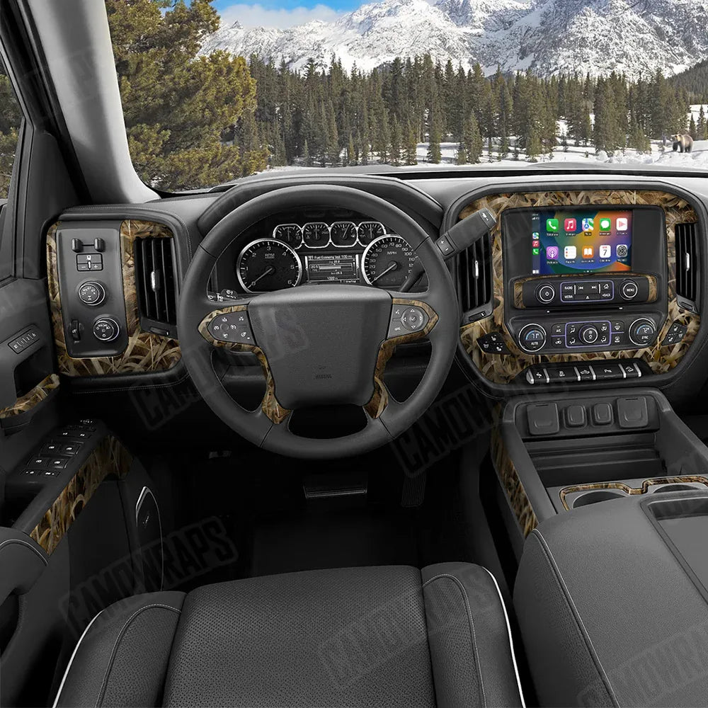 Nature Grassland Car Interior Skins