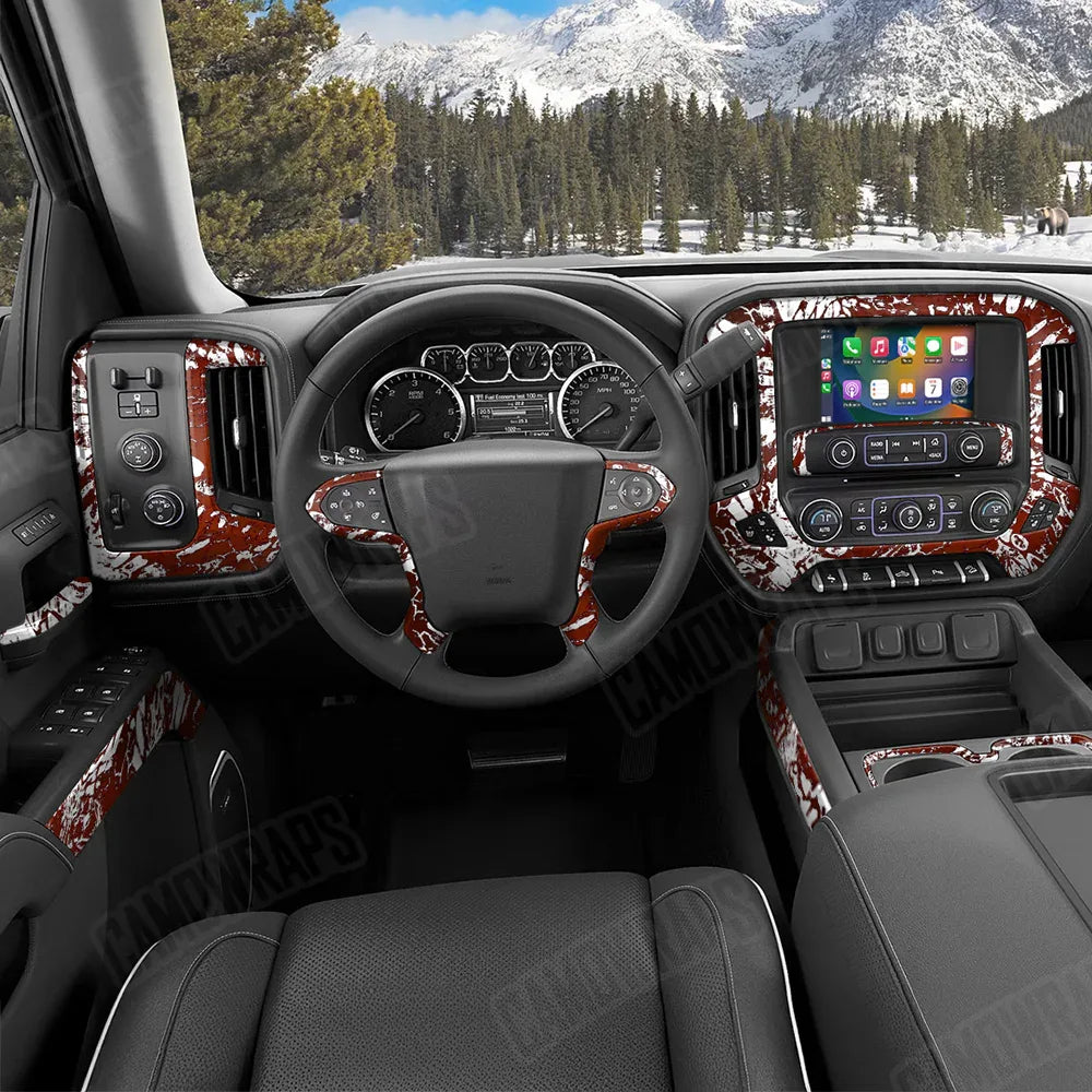 Prym1 Camo Fire and Ice Car Interior Skins