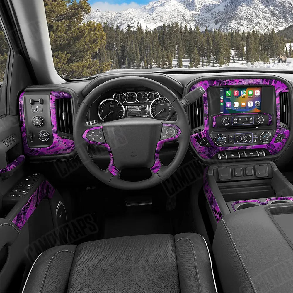 Prym1 Camo Pink Blast Car Interior Skins