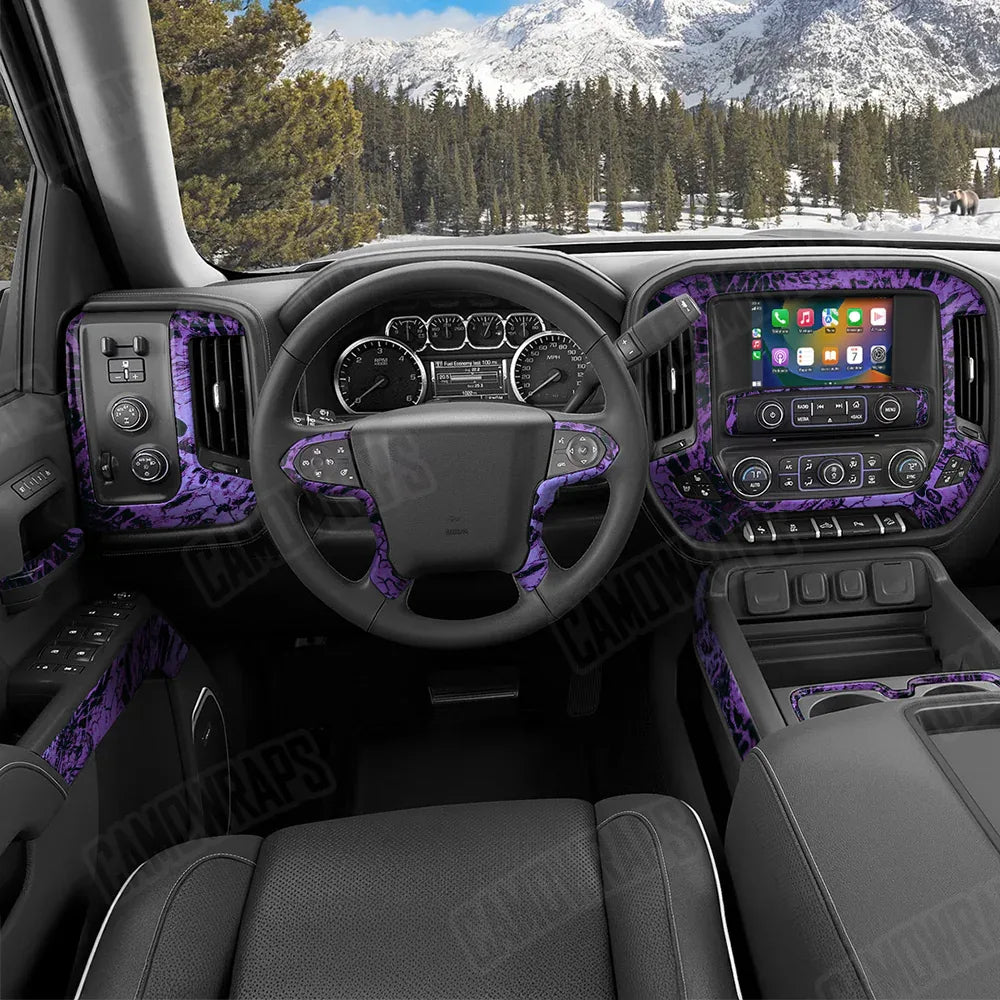 Prym1 Camo Plum Car Interior Skins
