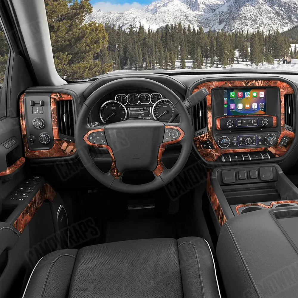 Prym1 Stream Orangeade Car Interior Skins