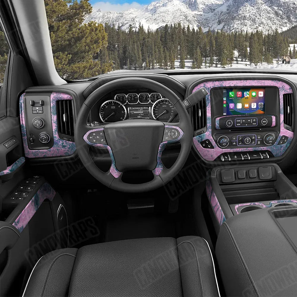 Realtree XTREME Lavender Haze Car Interior Skins