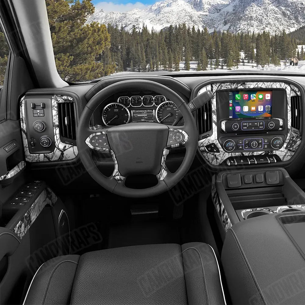 Substrate Snow Stalker Car Interior Skins