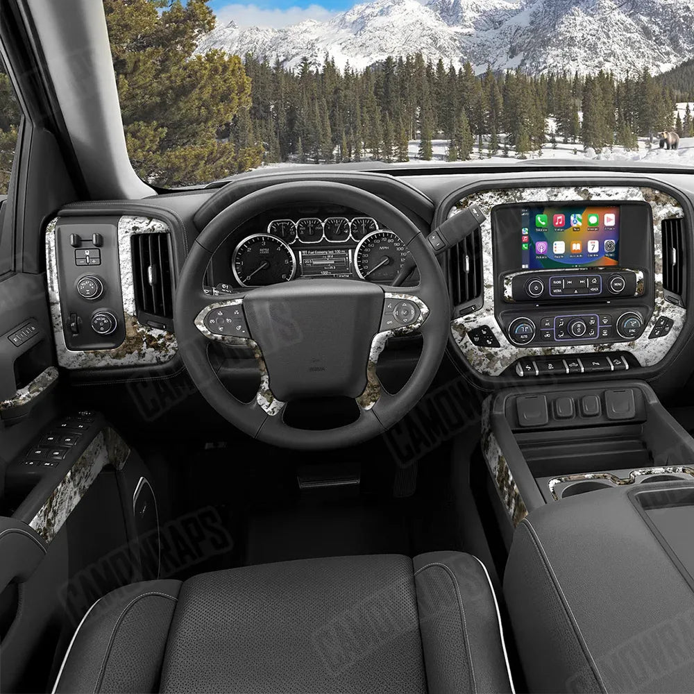 Substrate Snowfall Car Interior Skins