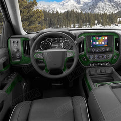 Treetop Elite Green Car Interior Skins