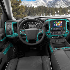 Treetop Elite Tiffany Blue Car Interior Skins