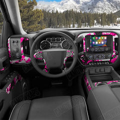 Treetop Magenta Tiger Car Interior Skins