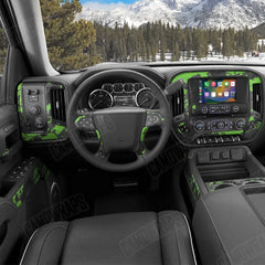 Treetop Metro Green Car Interior Skins