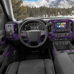 Vietnam Tiger Stripe Elite Purple Car Interior Skins