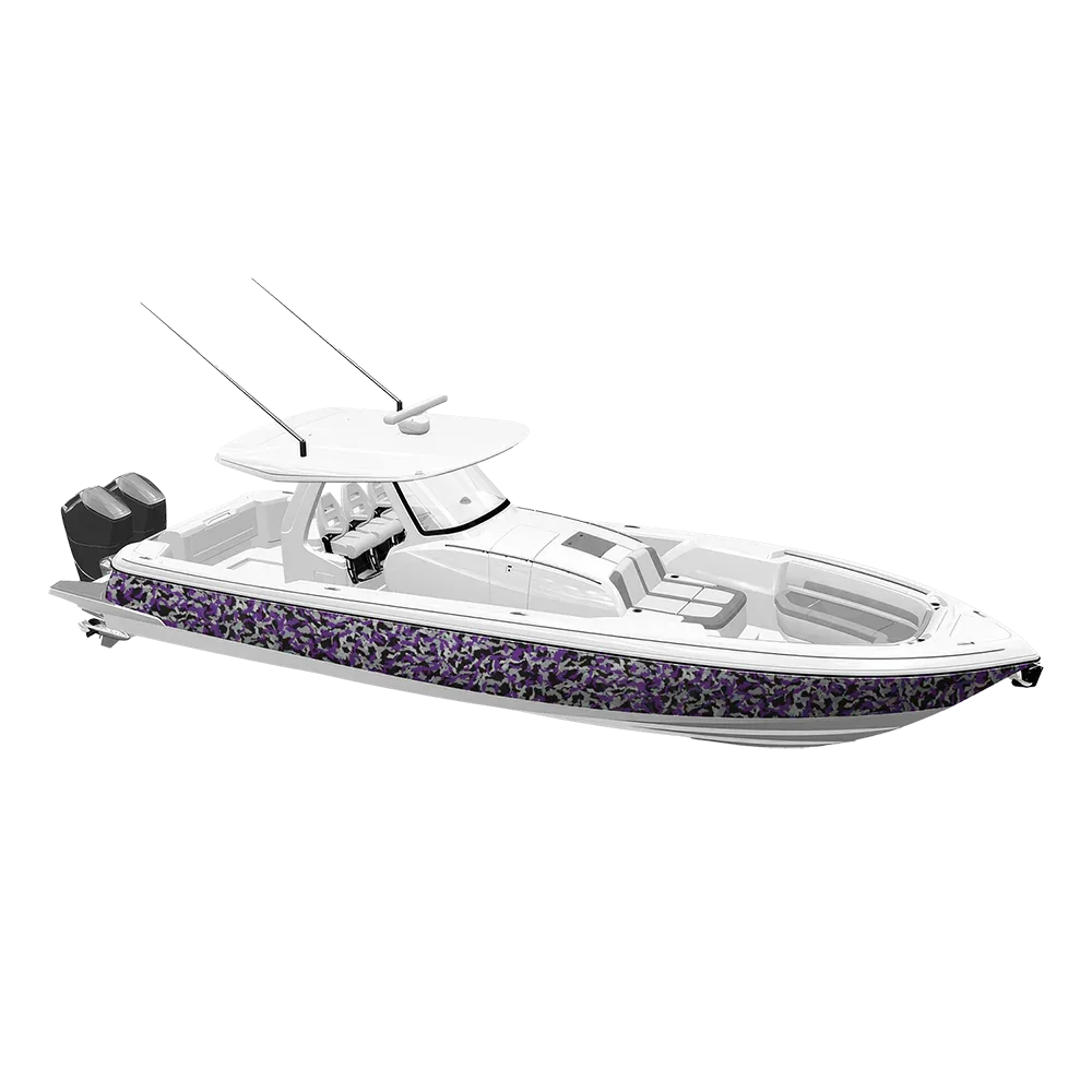 Erratic Purple Tiger Yacht Wraps