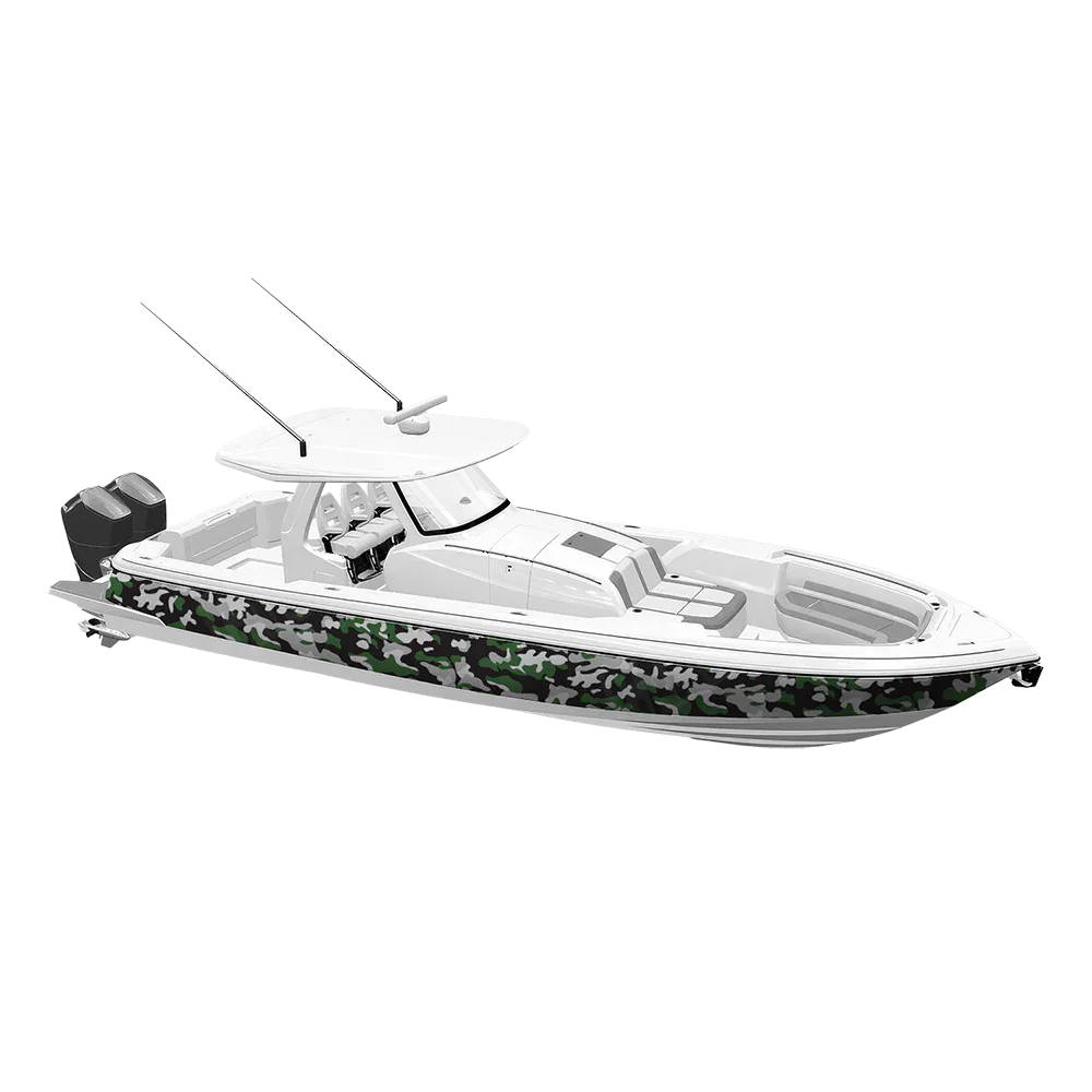 Classic Green Tiger Yacht Wraps