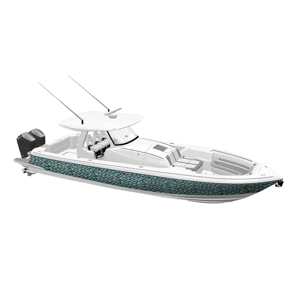 Classic Tiffany Blue Tiger Yacht Wraps