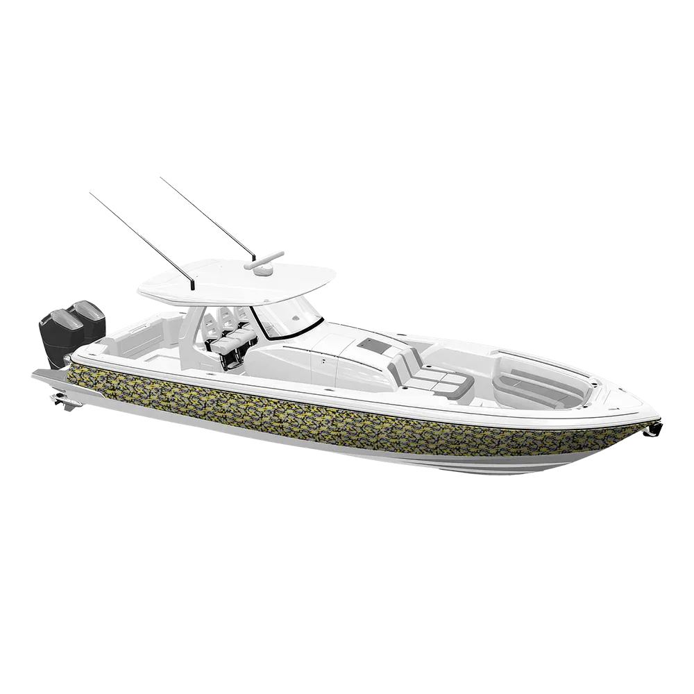 Classic Yellow Tiger Yacht Wraps