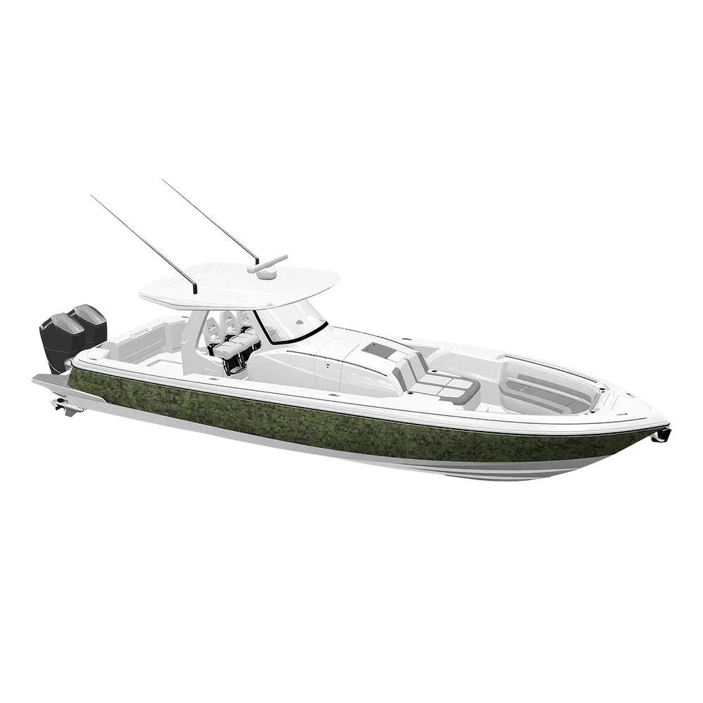 Digital Army Green Yacht Wraps