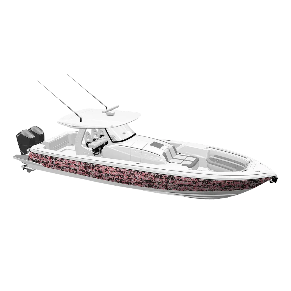 Digital Pink Yacht Wraps