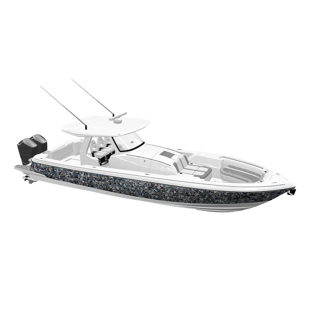 Digital Urban Blue Yacht Wraps