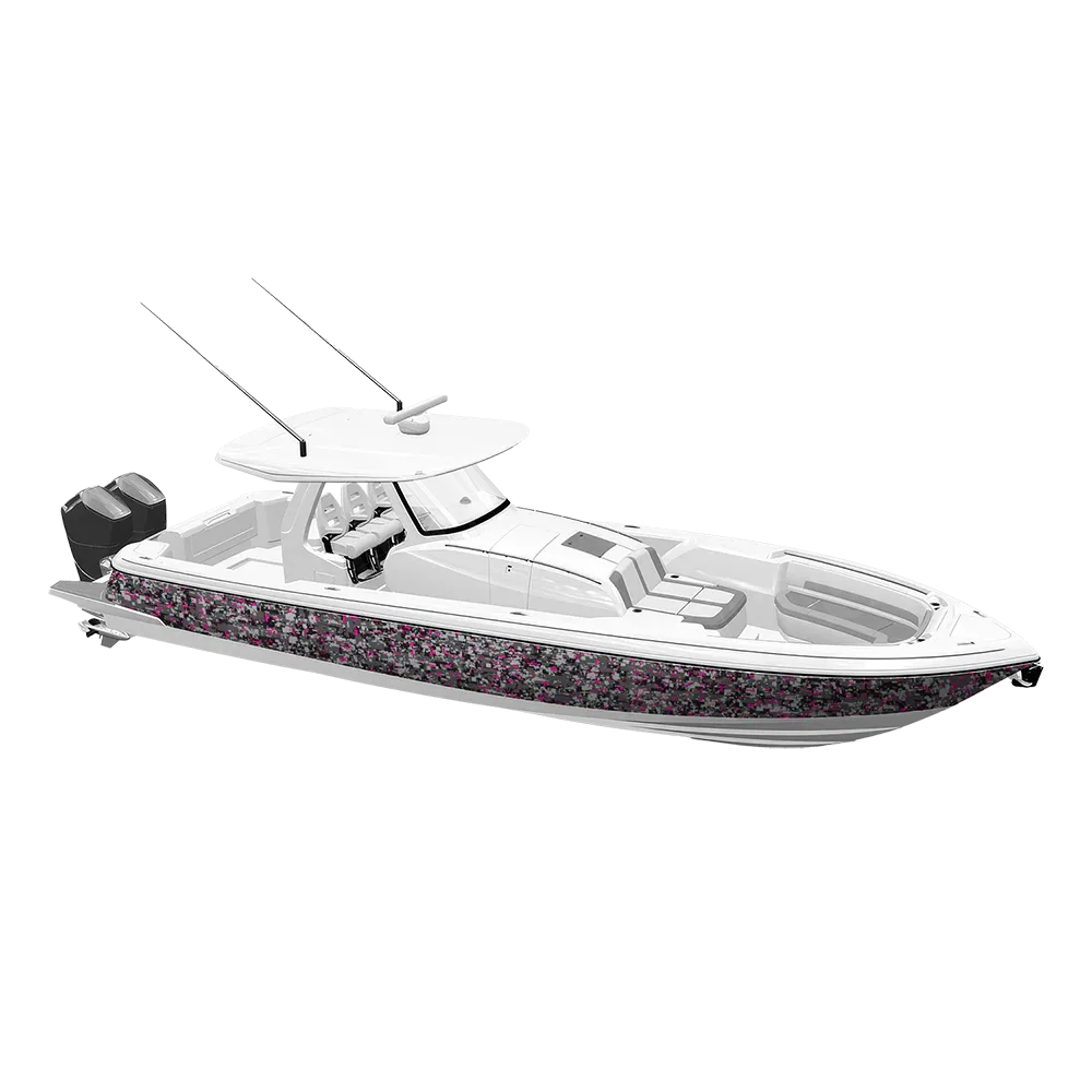 Digital Urban Magenta Yacht Wraps