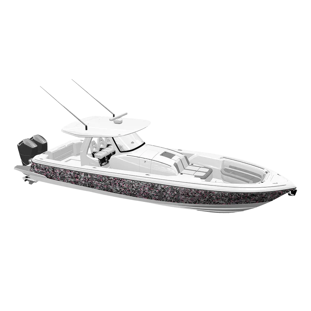 Digital Urban Pink Yacht Wraps