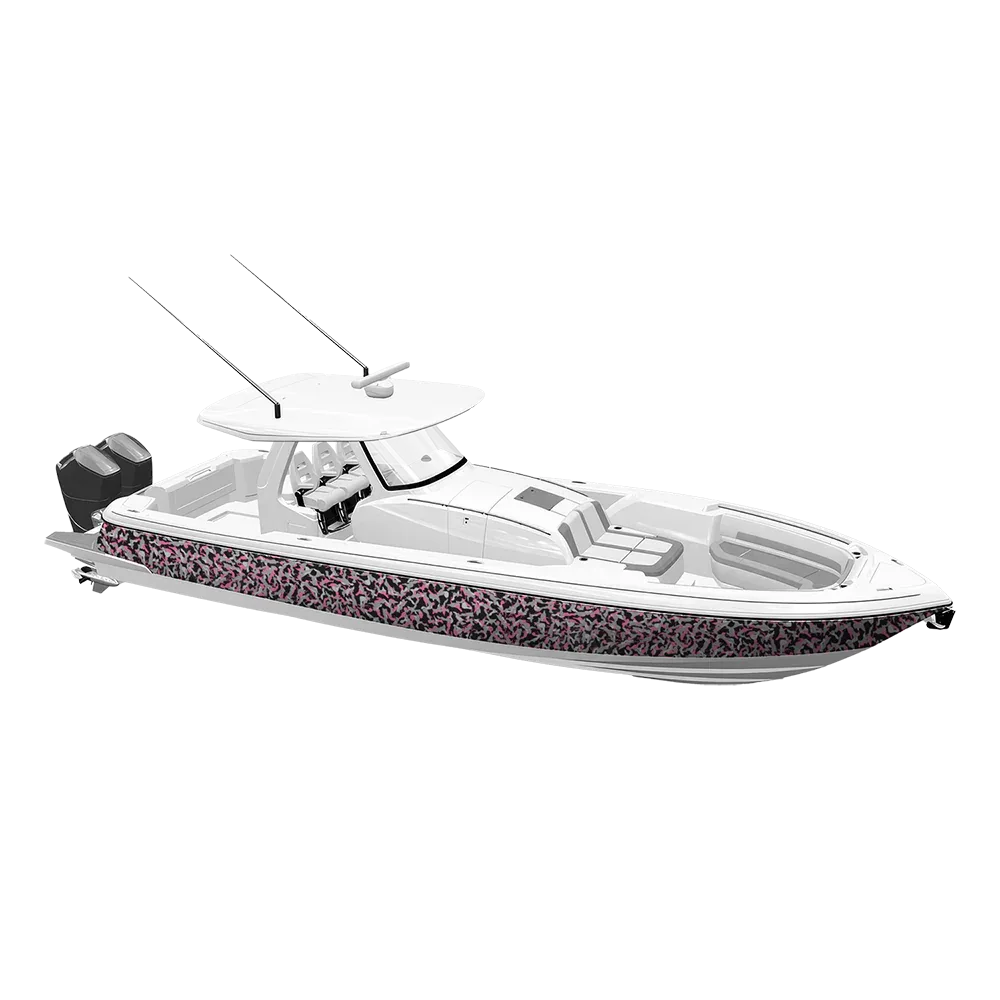 Ragged Pink Tiger Yacht Wraps