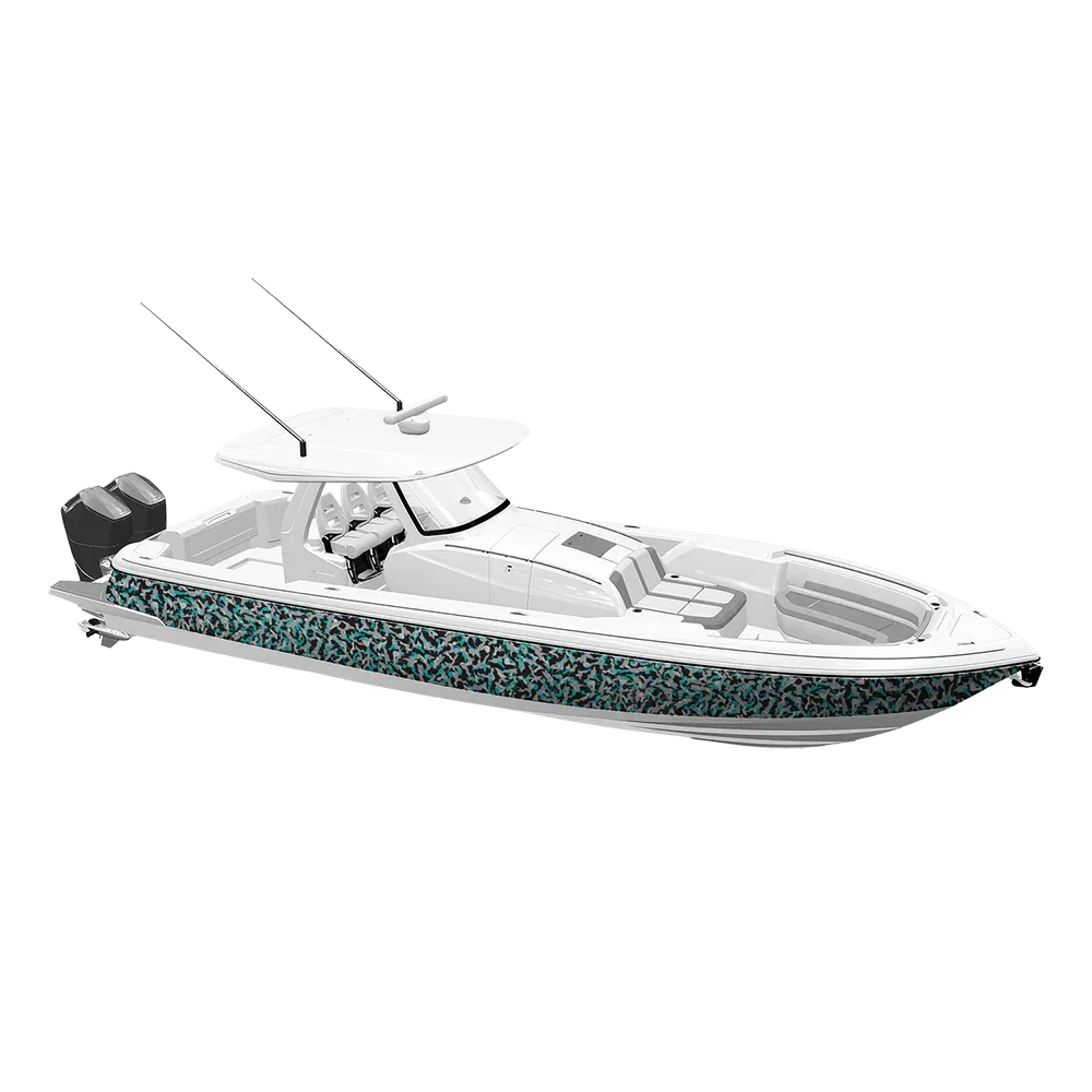 Ragged Tiffany Blue Tiger Yacht Wraps