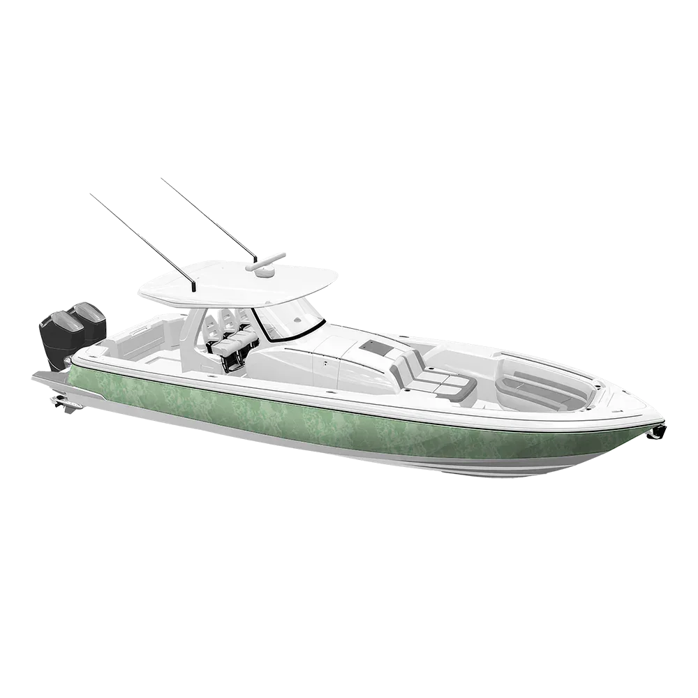 Realtree WAV3 Lime Green Yacht Wraps