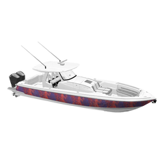 Realtree WAV3 Red Blue Yacht Wraps