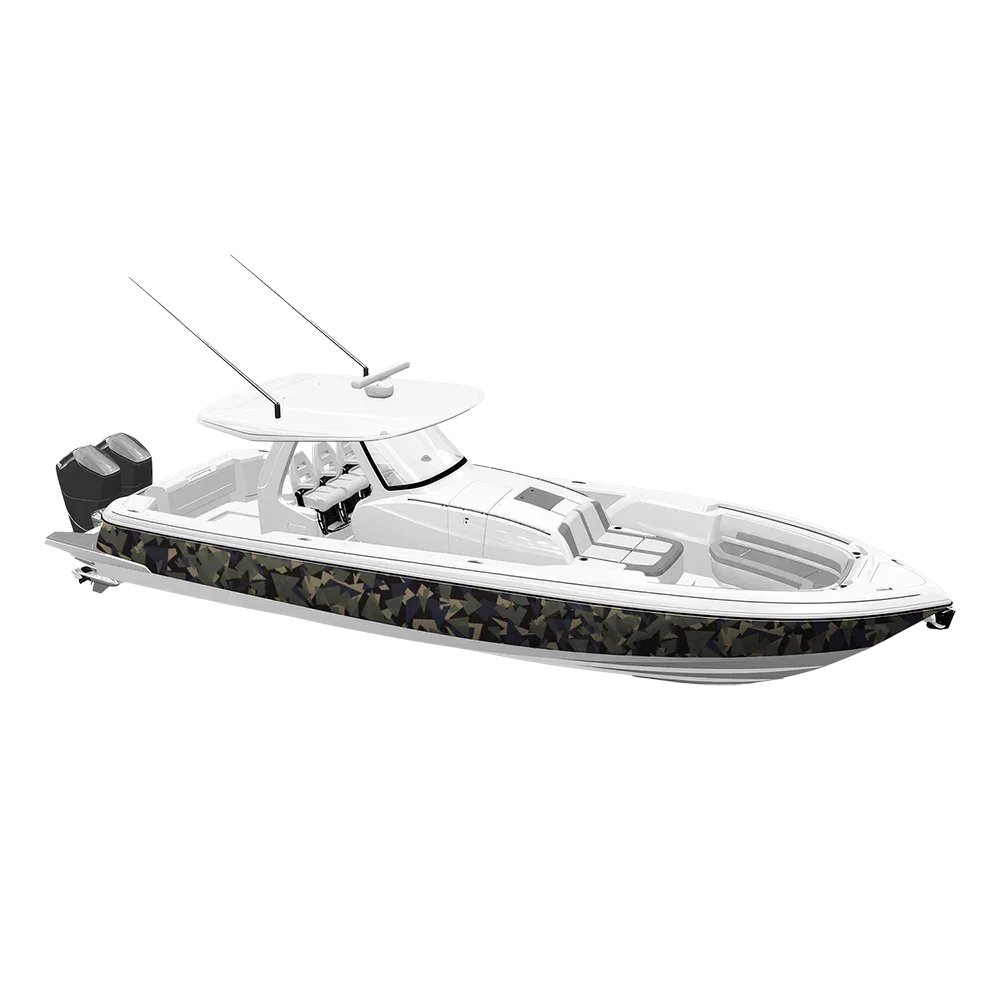 Shattered Militant Blue Yacht Wraps