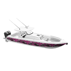 Vietnam Tiger Stripe Magenta Tiger Yacht Wraps
