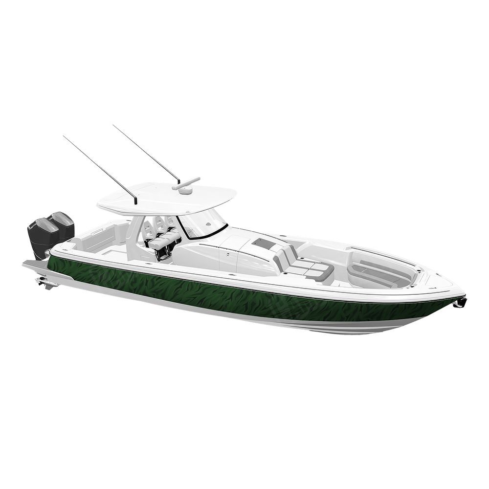 Fun Stripe Elite Green Yacht Wraps