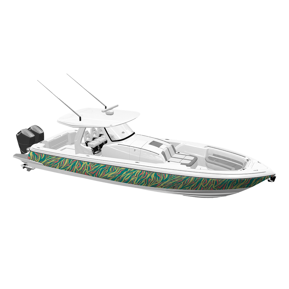 Fun Stripe Fiesta Yacht Wraps