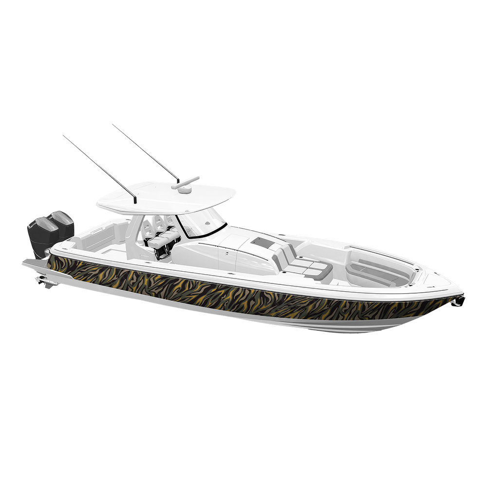 Fun Stripe Militant Yellow Yacht Wraps