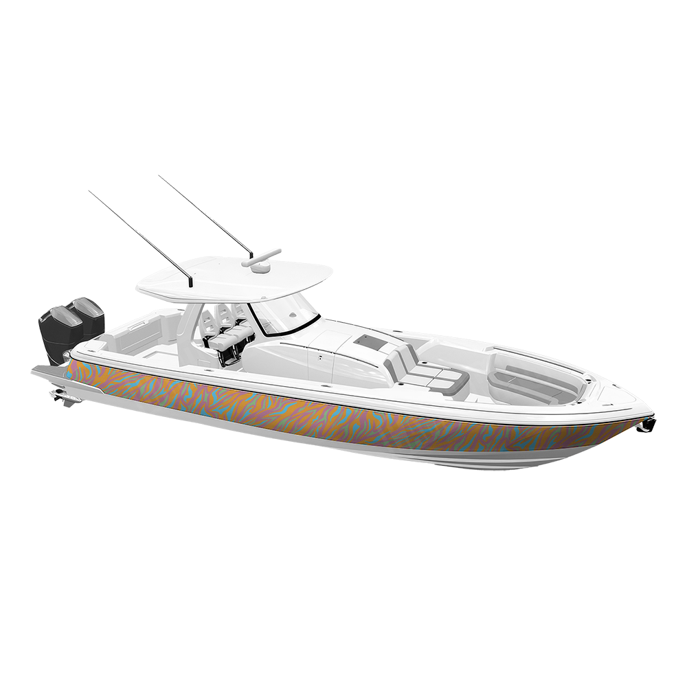 Fun Stripe Sherbert Yacht Wraps