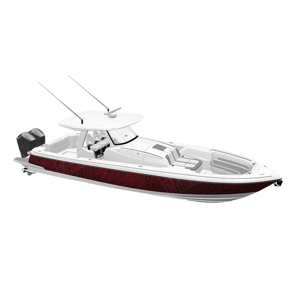 Fun Stripe Vampire Red Yacht Wraps