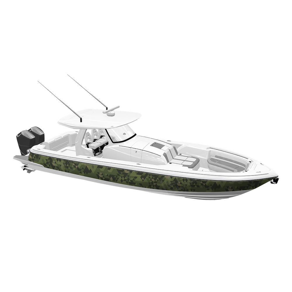 Triangle Army Green Yacht Wraps