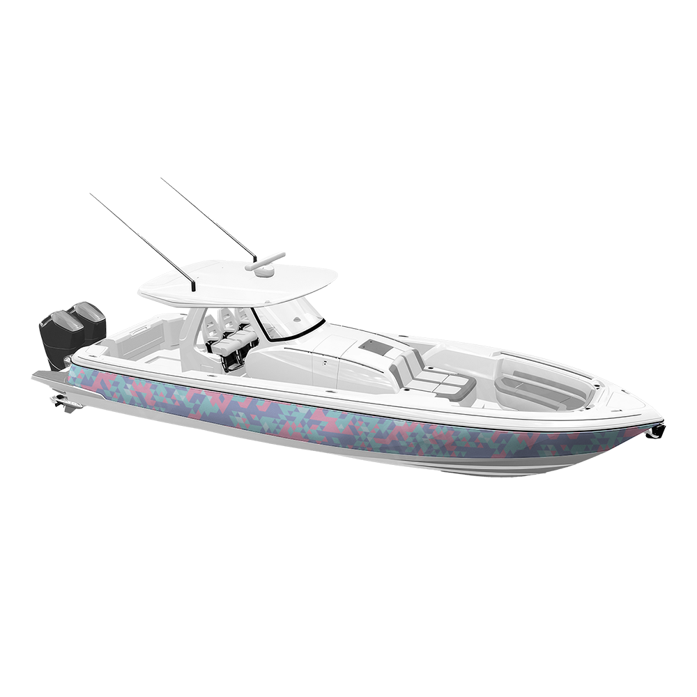Triangle Cotton Candy Yacht Wraps