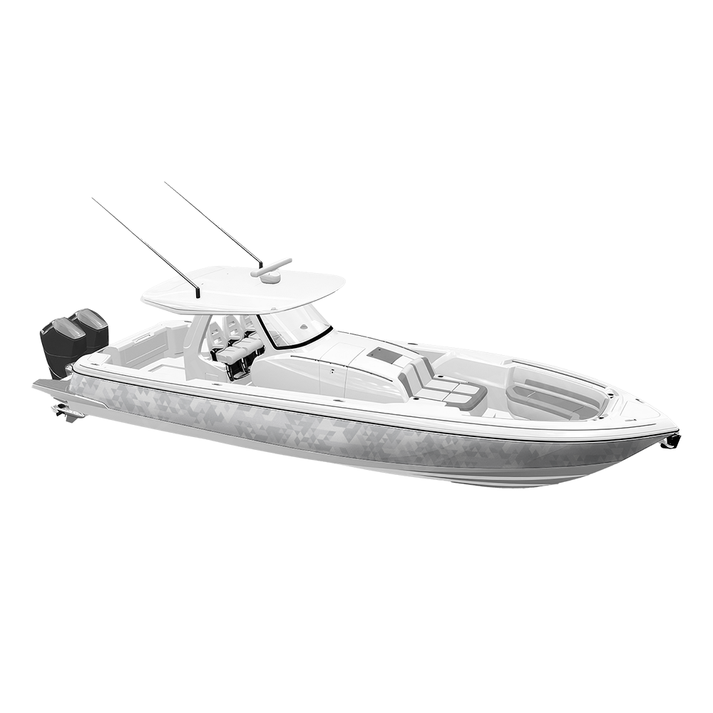 Triangle Elite White Yacht Wraps