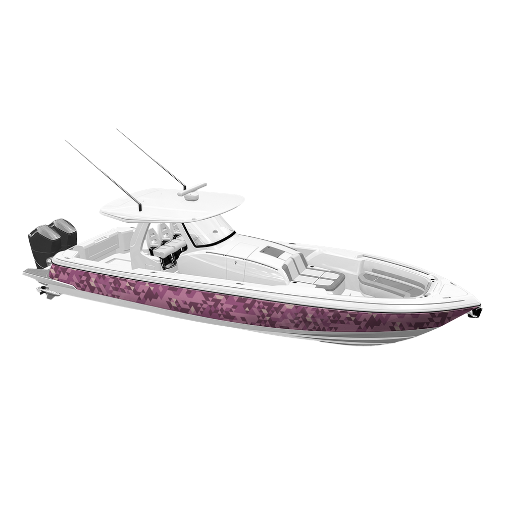 Triangle Floral Yacht Wraps