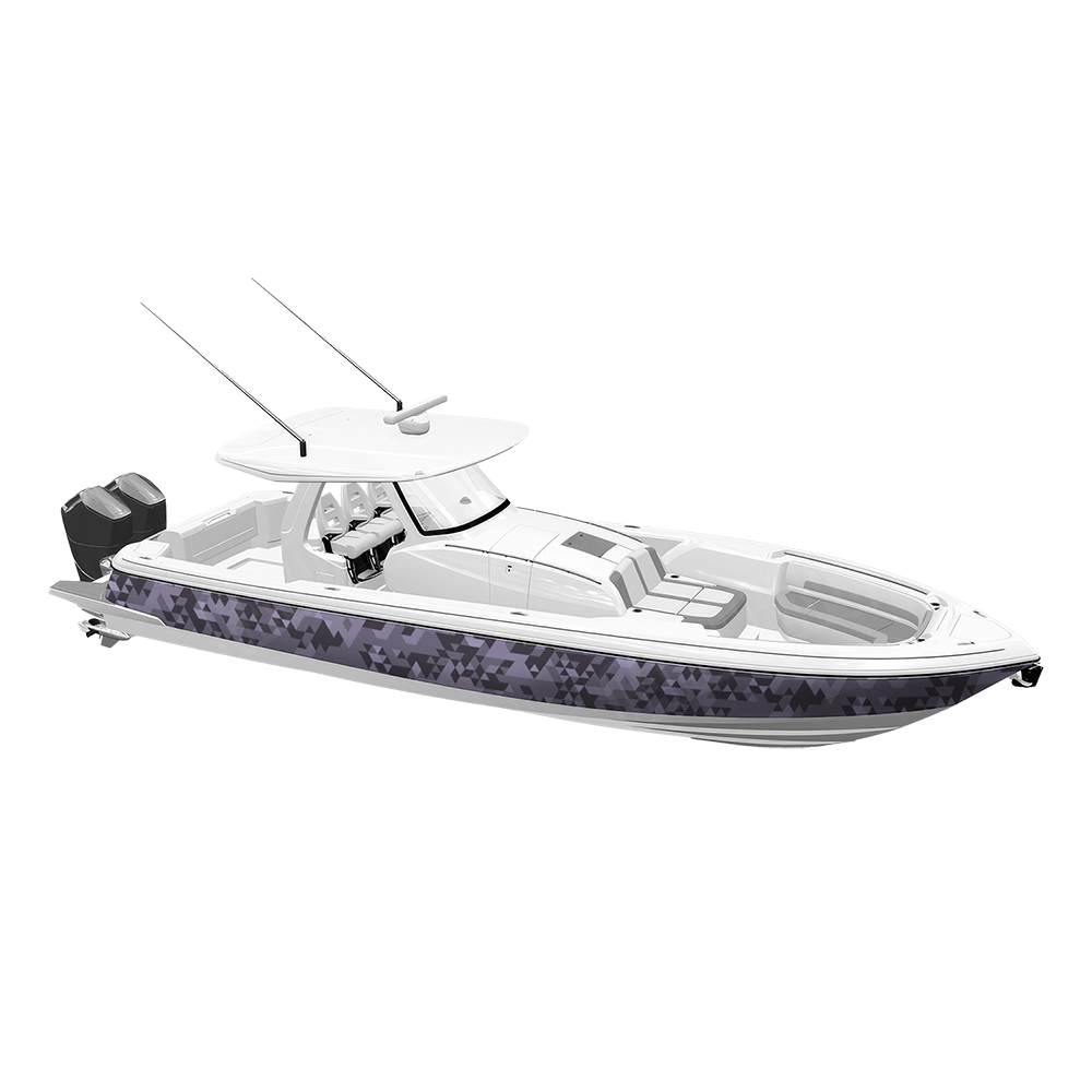 Triangle Lilac Yacht Wraps