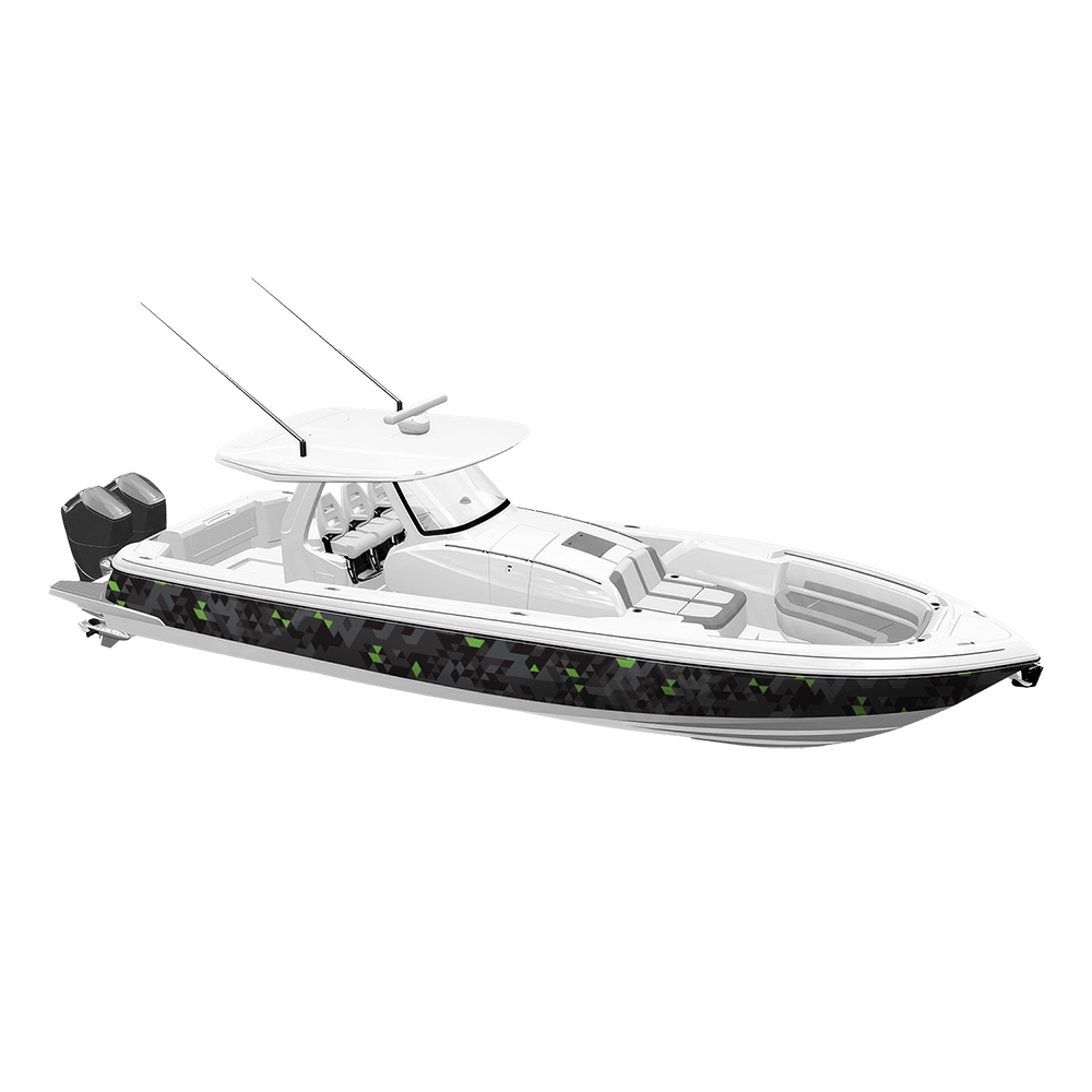 Triangle Metro Green Yacht Wraps
