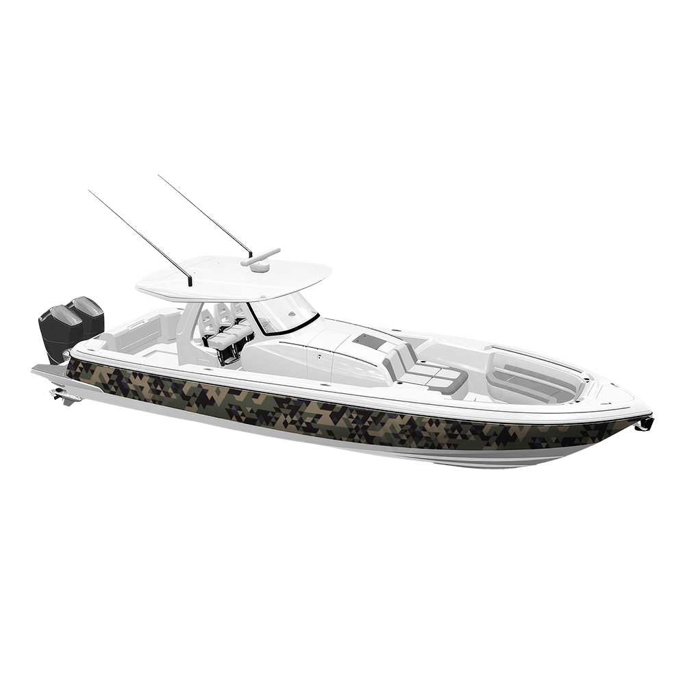 Triangle Militant Blue Yacht Wraps