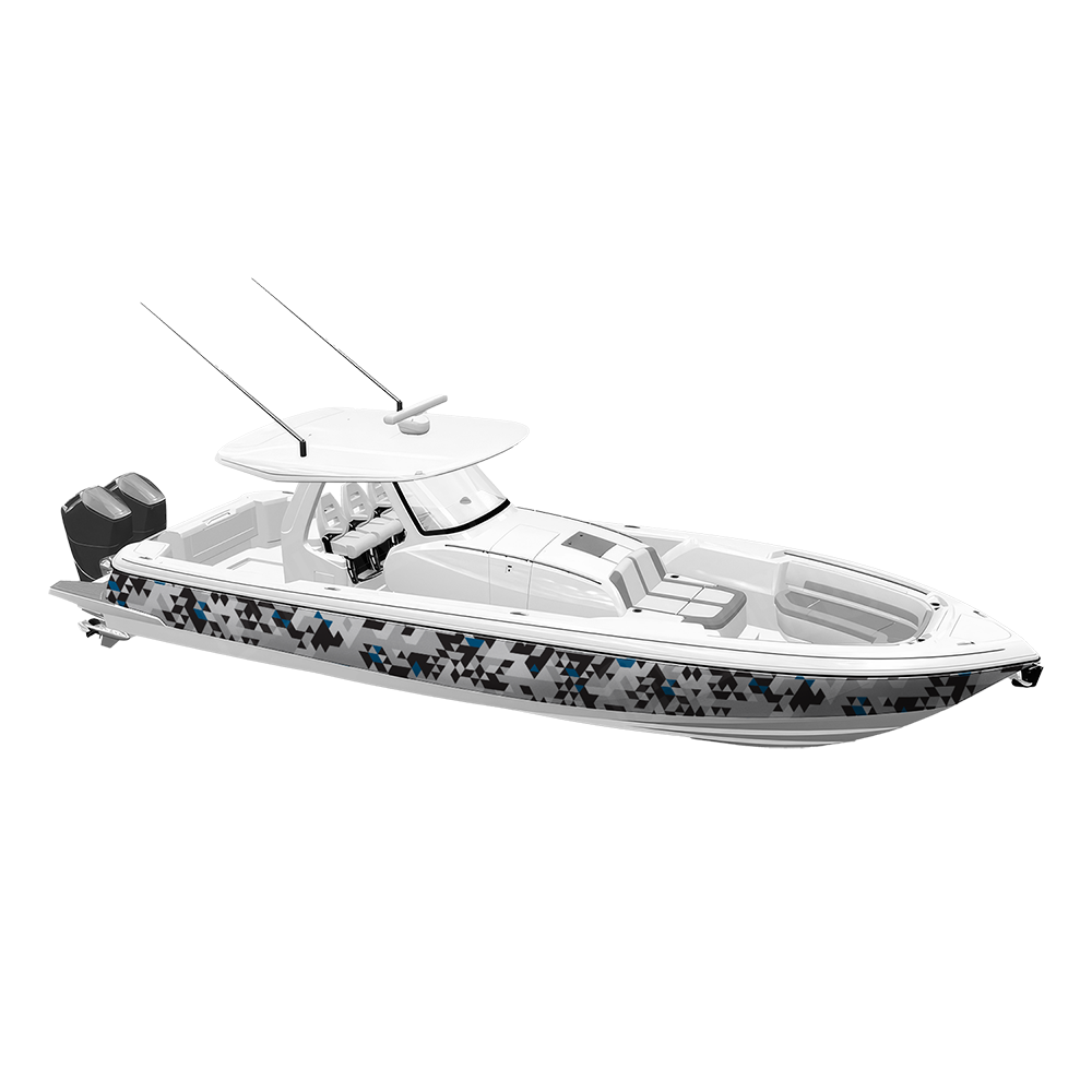 Triangle Urban Blue Yacht Wraps