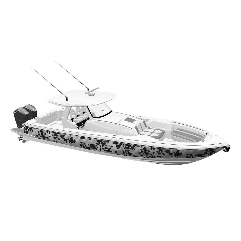 Triangle Urban Green Yacht Wraps