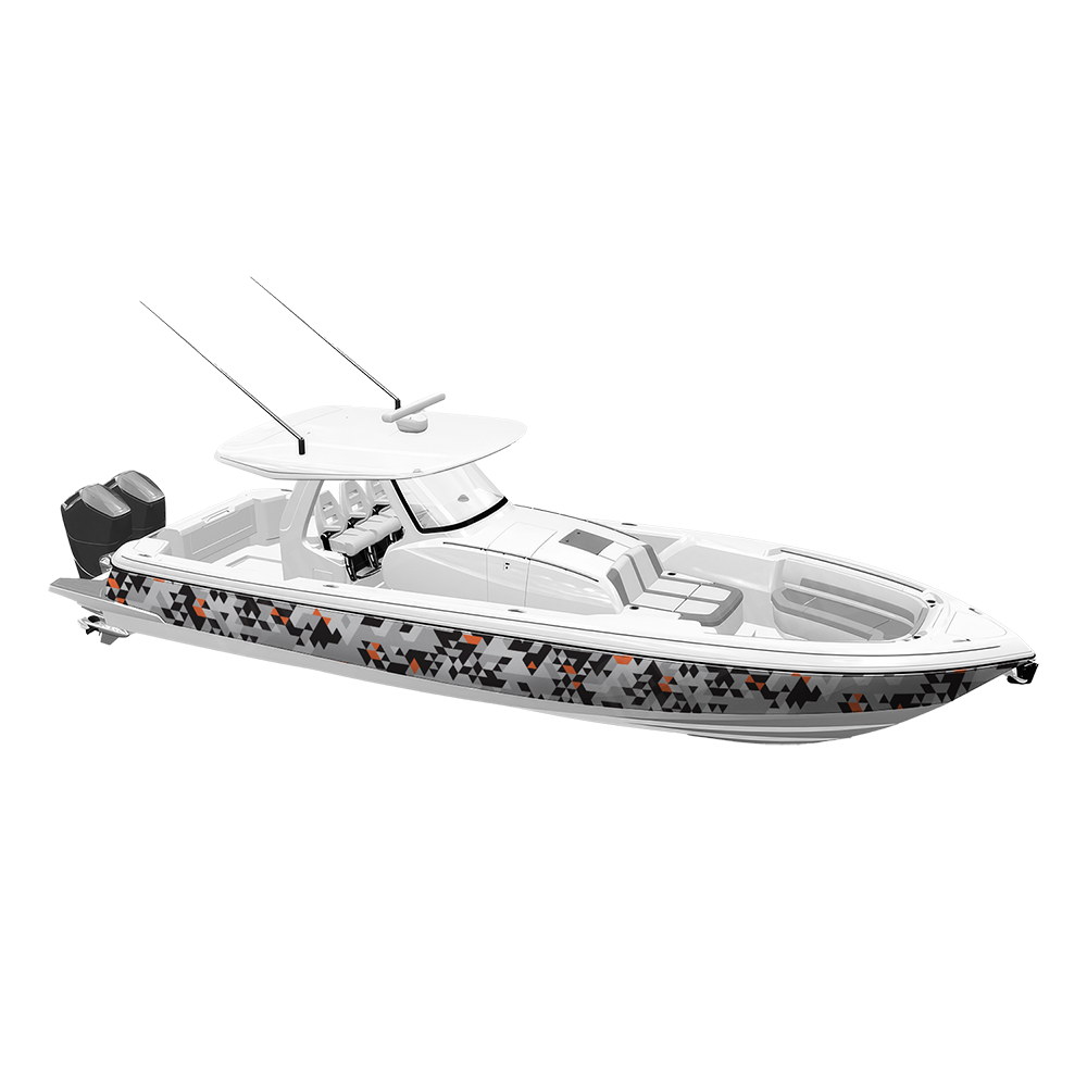 Triangle Urban Orange Yacht Wraps