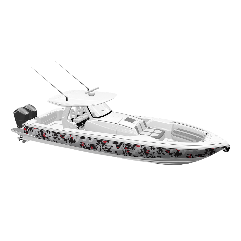 Triangle Urban Red Yacht Wraps