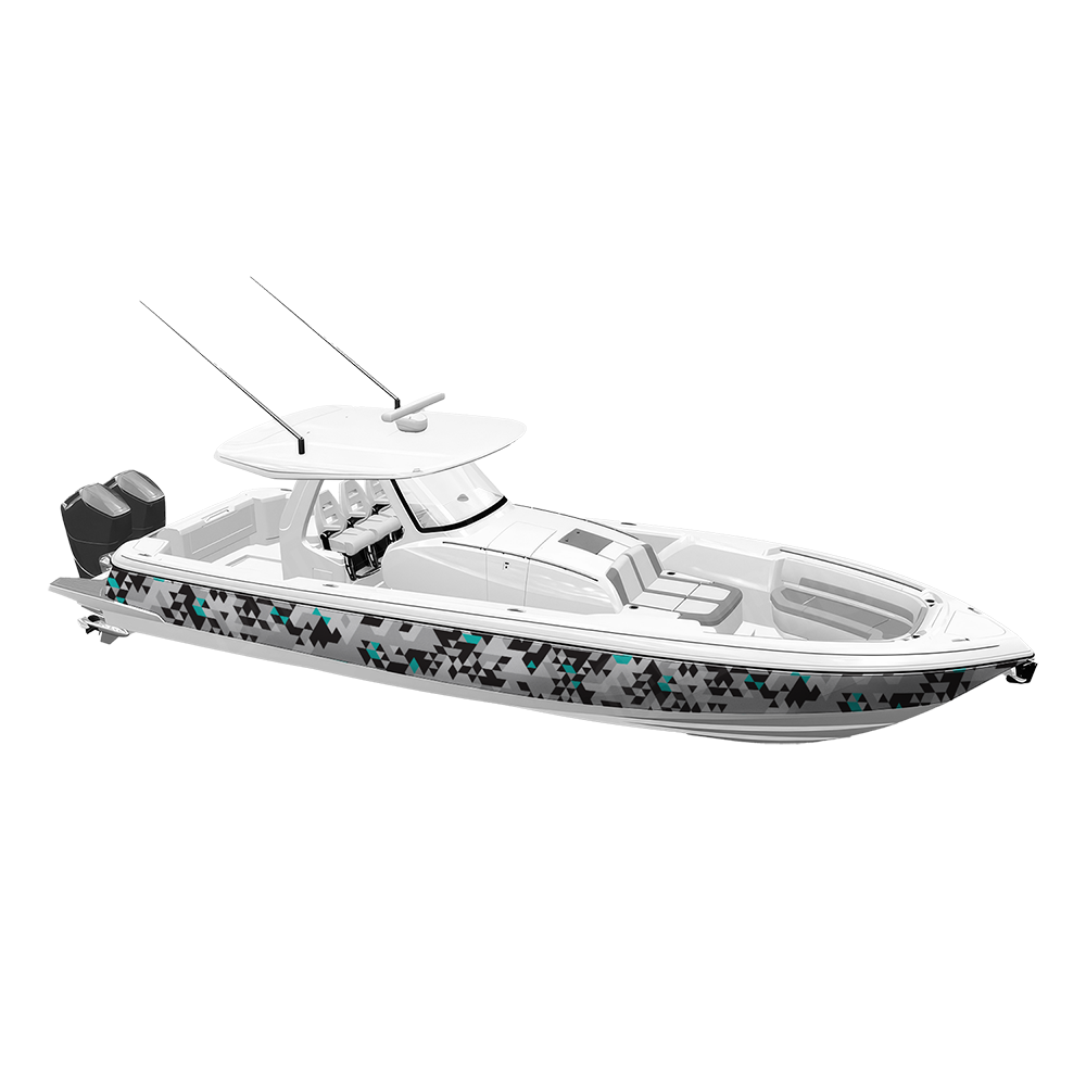 Triangle Urban Tiffany Blue Yacht Wraps