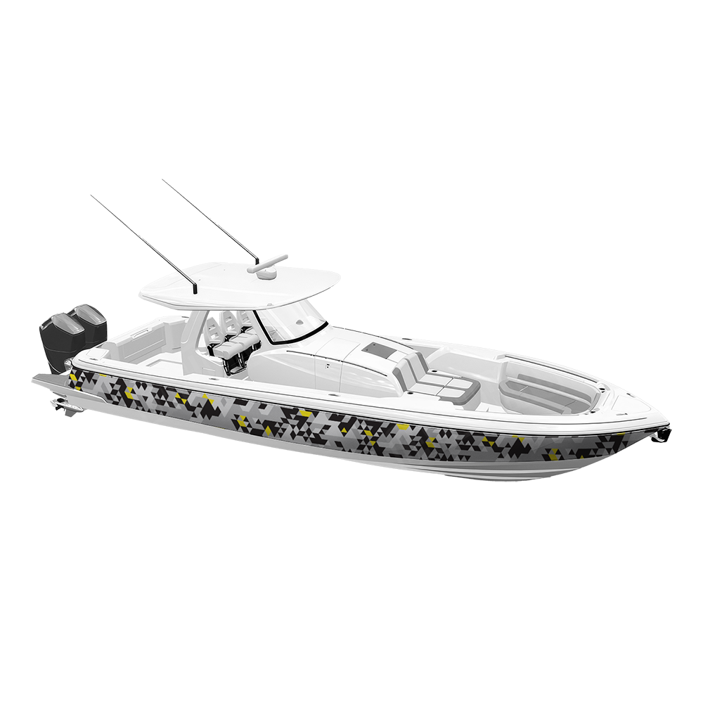 Triangle Urban Yellow Yacht Wraps
