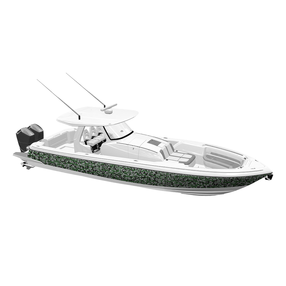 Triangle Green Tiger Yacht Wraps